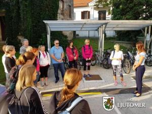 Kolesarjenje zaposlenih na UE Ljutomer po ljutomerski občini 2